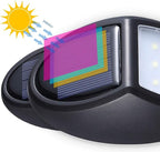 Solar LED Outdoor Wall Light with Motion Sensor and Weather-Resistant Housing