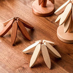 Wooden Tree Coaster Set