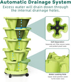 6-Layer Vertical Plant Tower – Three-dimensional Flowering System for the Garden