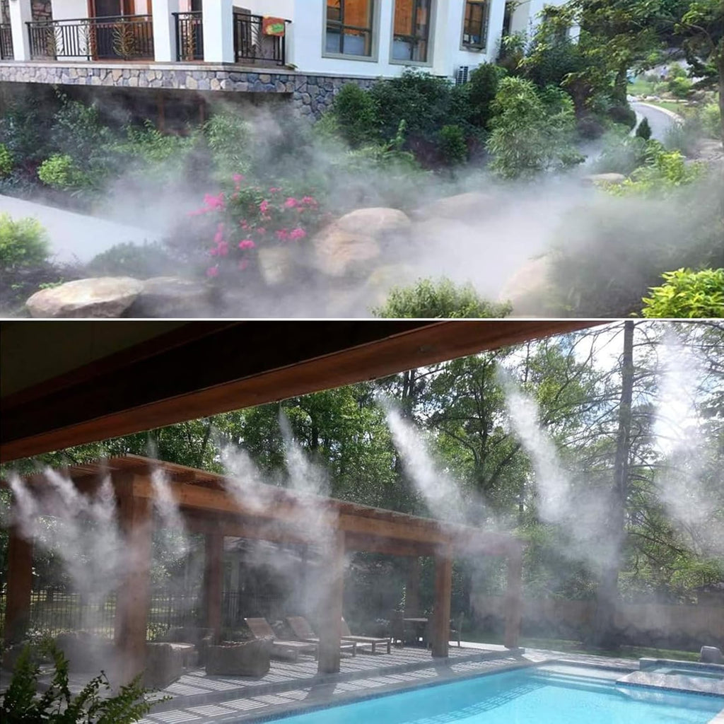 Misting System for Terrace and Garden – Cooling Spray Set for Sunshade and Pavilion