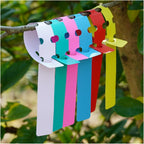 Reusable plant labels made of plastic for garden and tree marking
