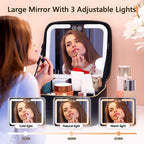 Luxury Makeup Organizer with Illuminated Mirror