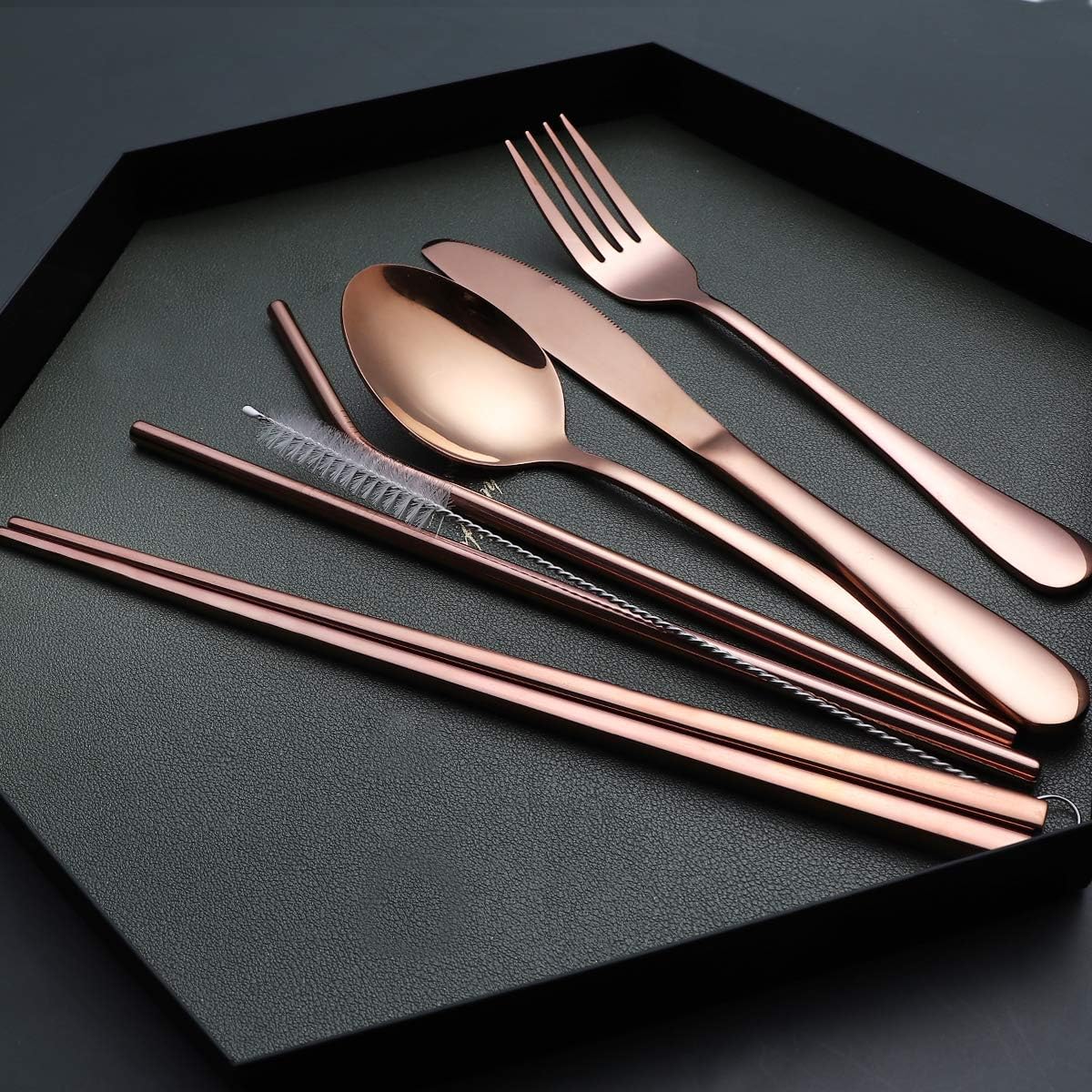 Cutlery Set GoCutlery | 4-piece for on the go | Stainless Steel & BPA-free | With Transport Case