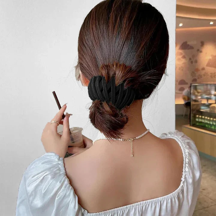 Stylish Bird's Nest Hair Clips – 3-Piece Set