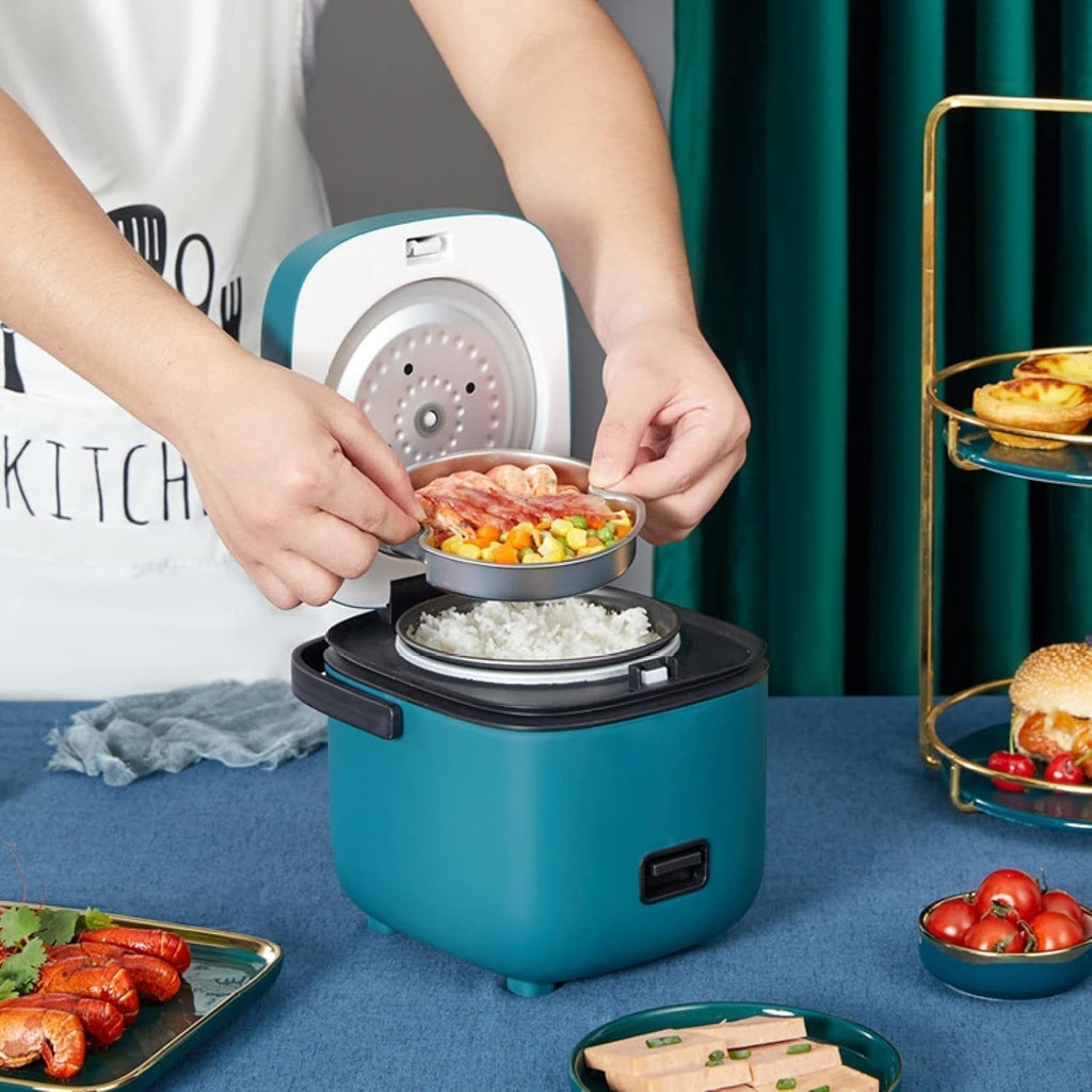 MiniChef 1.2L Rice Cooker – Compact Multicooker with Steaming Function and One-Button Control