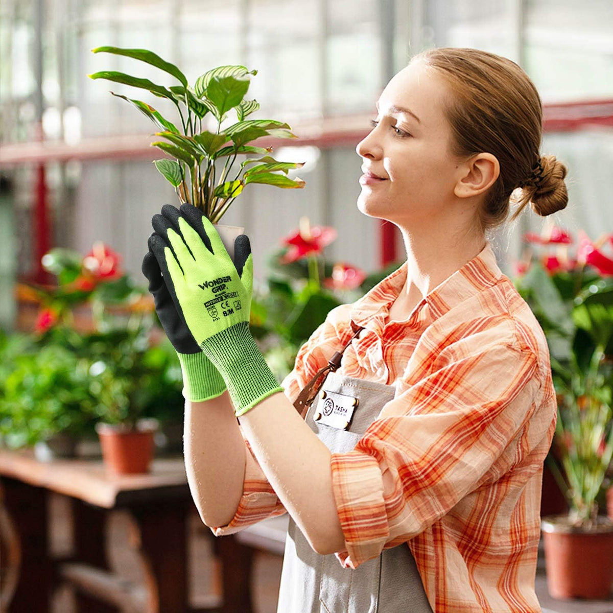 Work Gloves with Wonder Grip – Non-Slip Gloves for Gardening and Craftsmanship