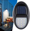 Solar LED Outdoor Wall Light with Motion Sensor and Weather-Resistant Housing