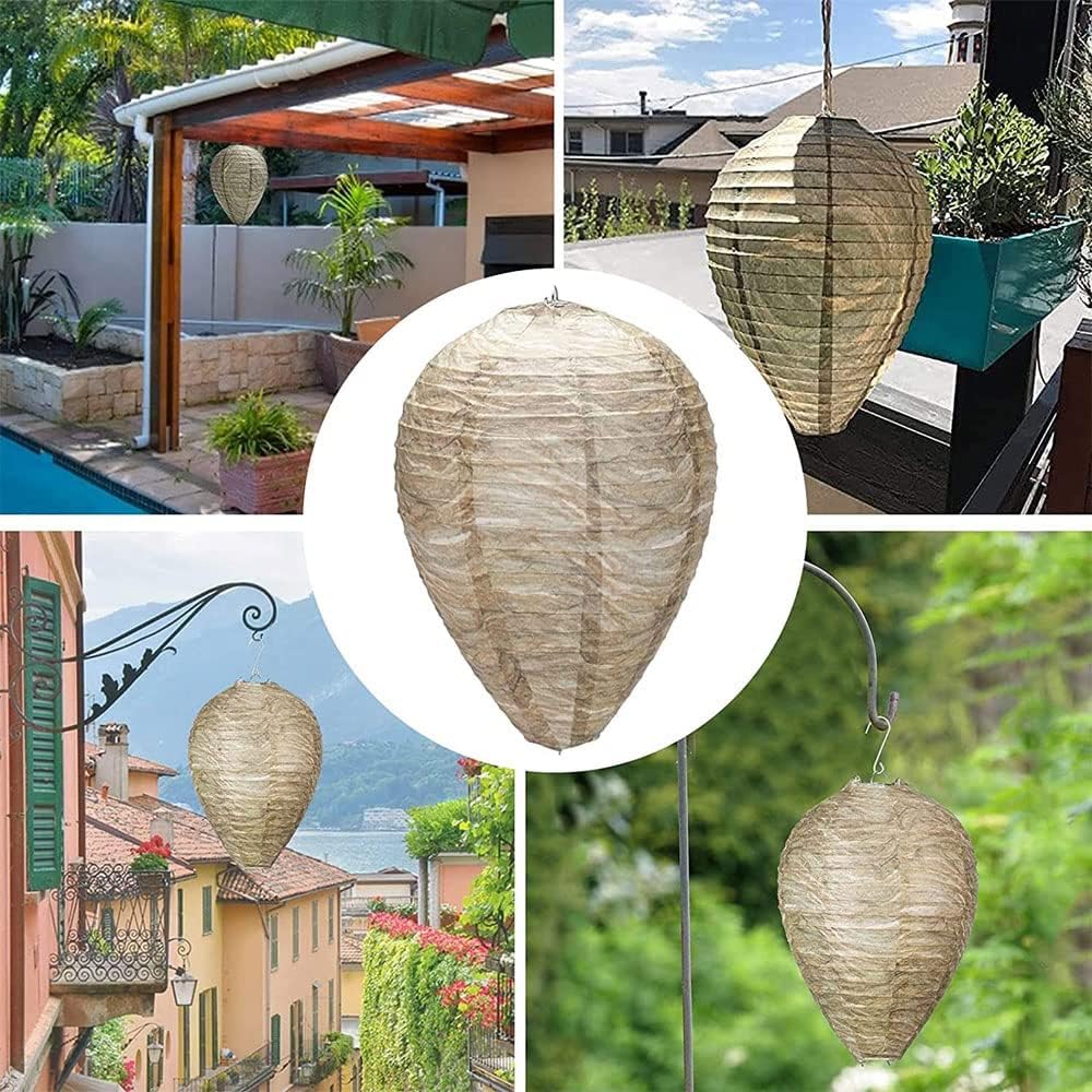 Wasp Nest Defense Lamp – Hanging Protection Net Against Wasps and Insects