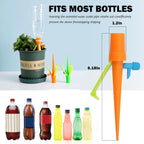 Automatic watering spike for plants – With bottle adapter