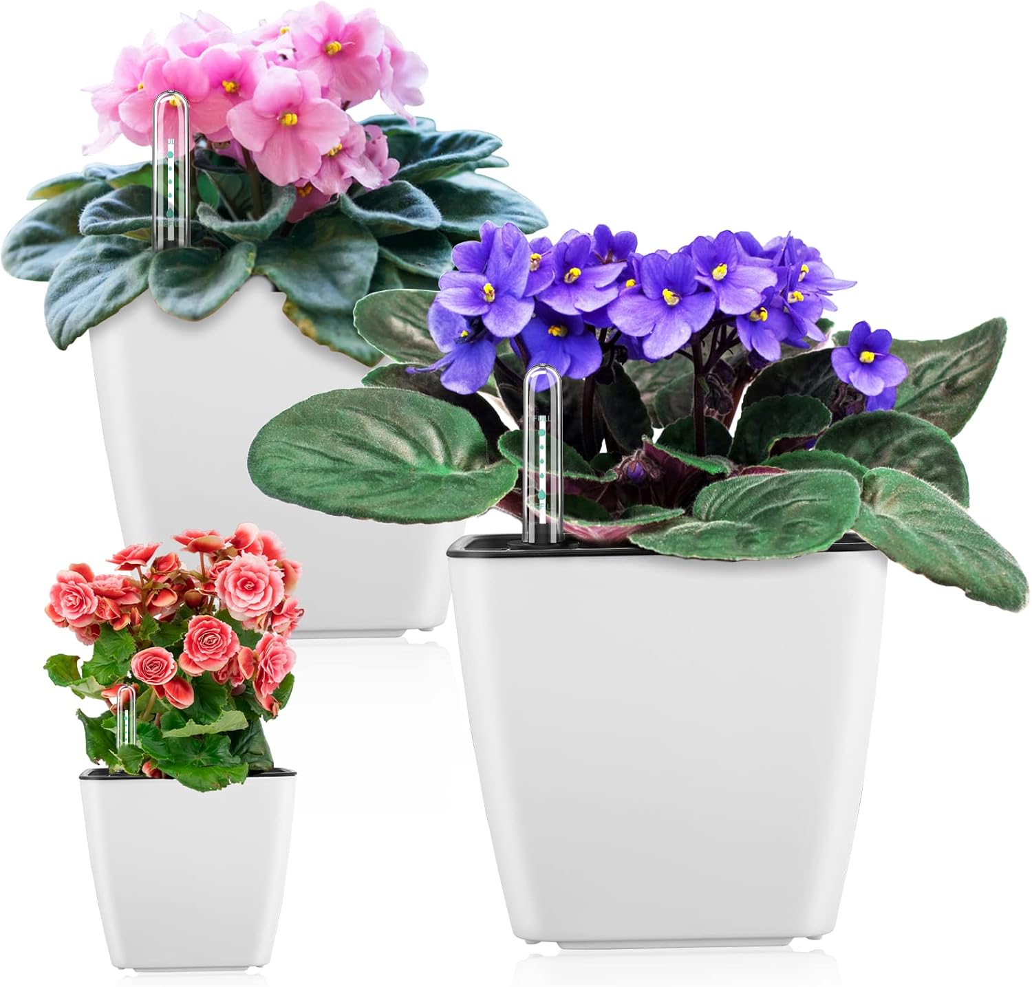 Flower pot with irrigation system – Self-watering plant pot for indoor and outdoor use