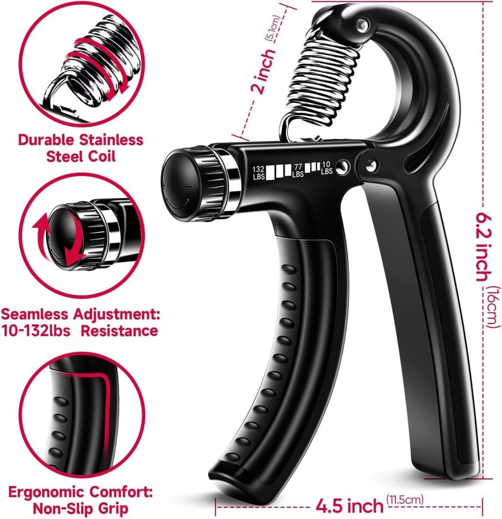 Adjustable hand amplifier for targeted grip strength training