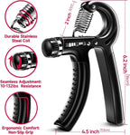 Adjustable hand amplifier for targeted grip strength training