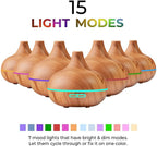 Ultrasound Diffuser & Top 10 Essential Oils - 400ml Diffuser