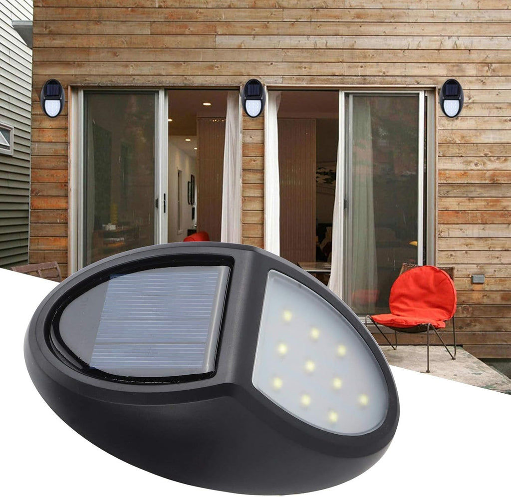 Solar LED Outdoor Wall Light with Motion Sensor and Weather-Resistant Housing