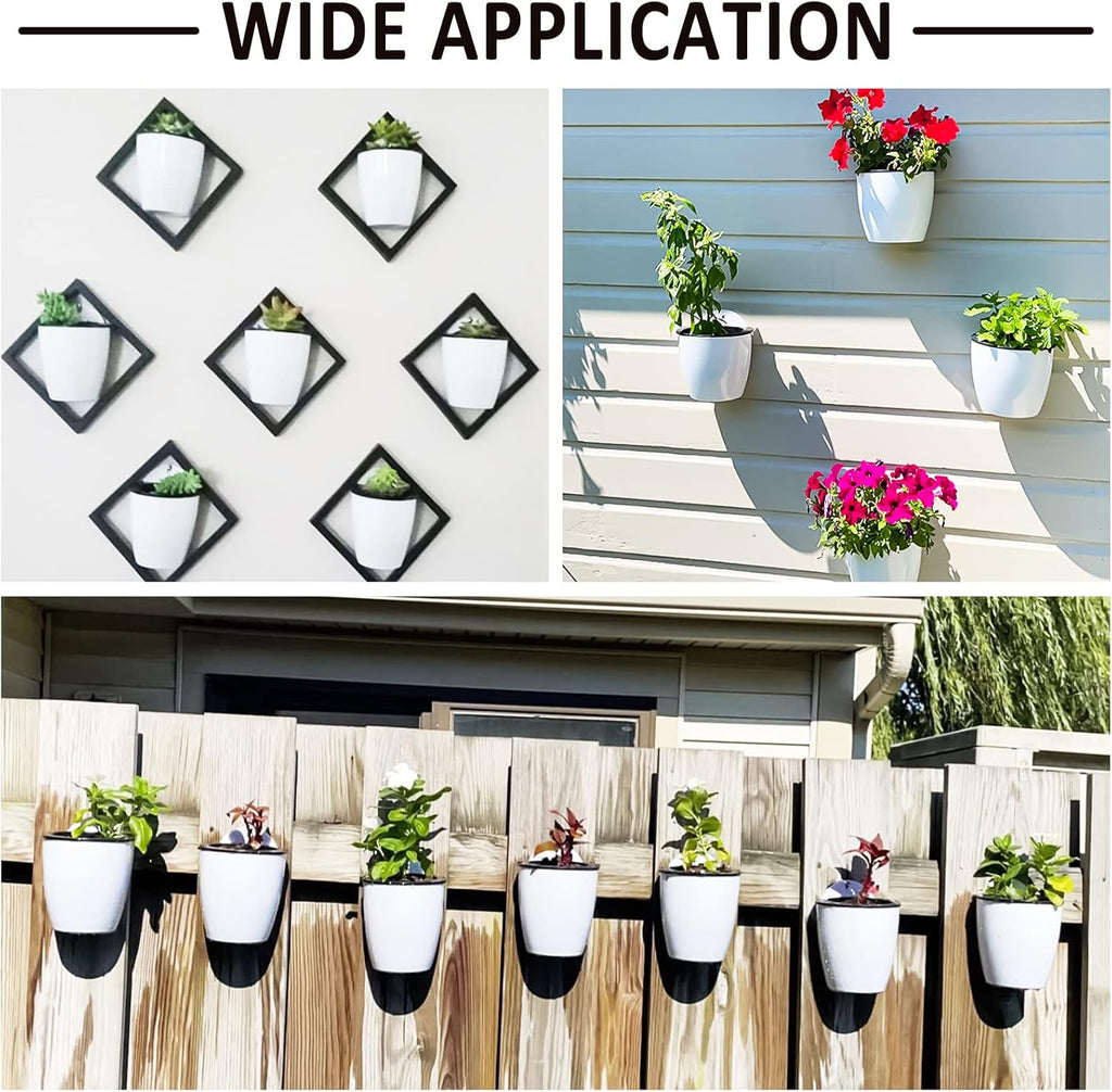 Self-watering hanging plant pot – Modern flower pot for wall mounting
