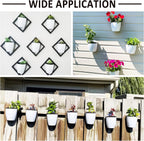 Self-watering hanging plant pot – Modern flower pot for wall mounting