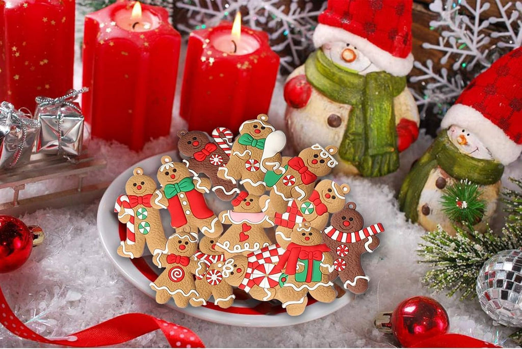 Set of 12 Gingerbread Ornaments - SweetBakes