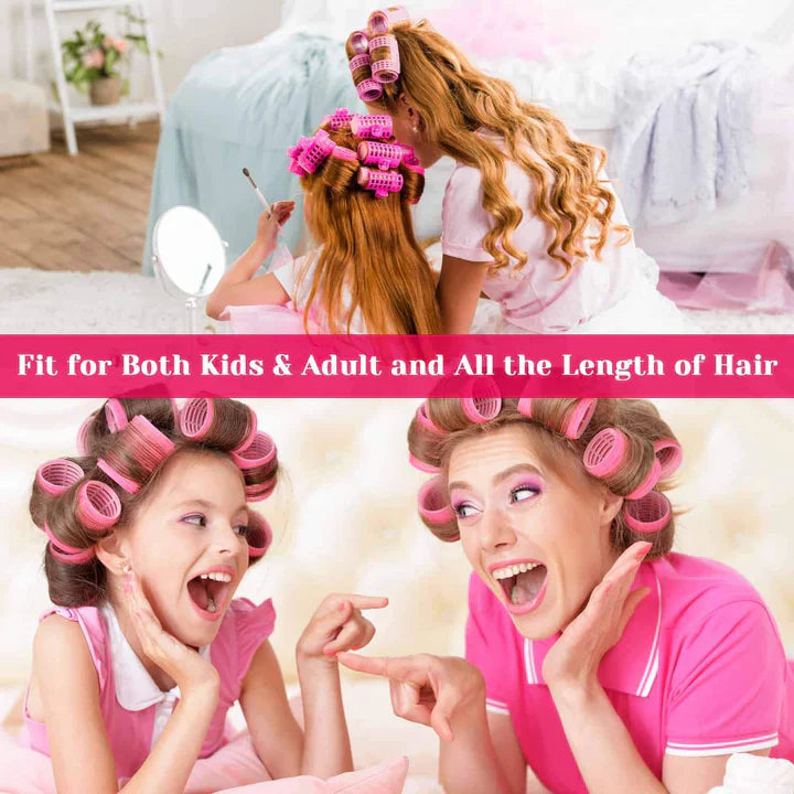 Self-adhesive hair rollers | For voluminous and long-lasting curls