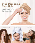 Microfiber Hair Towel Set | 3 Pack for Quick Drying