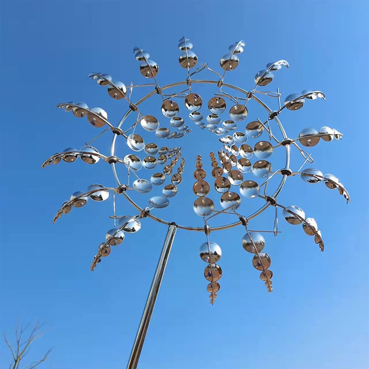 Metal Wind Spinner for Garden