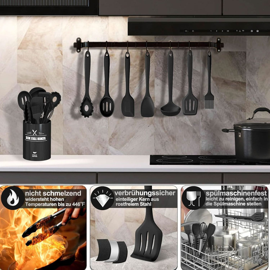 KitchenPro - Silicone Kitchen Utensil Set