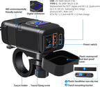 Motorcycle USB & Type-C Fast Charger with Voltmeter – Drayvik