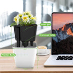 Flower pot with irrigation system – Self-watering plant pot for indoor and outdoor use