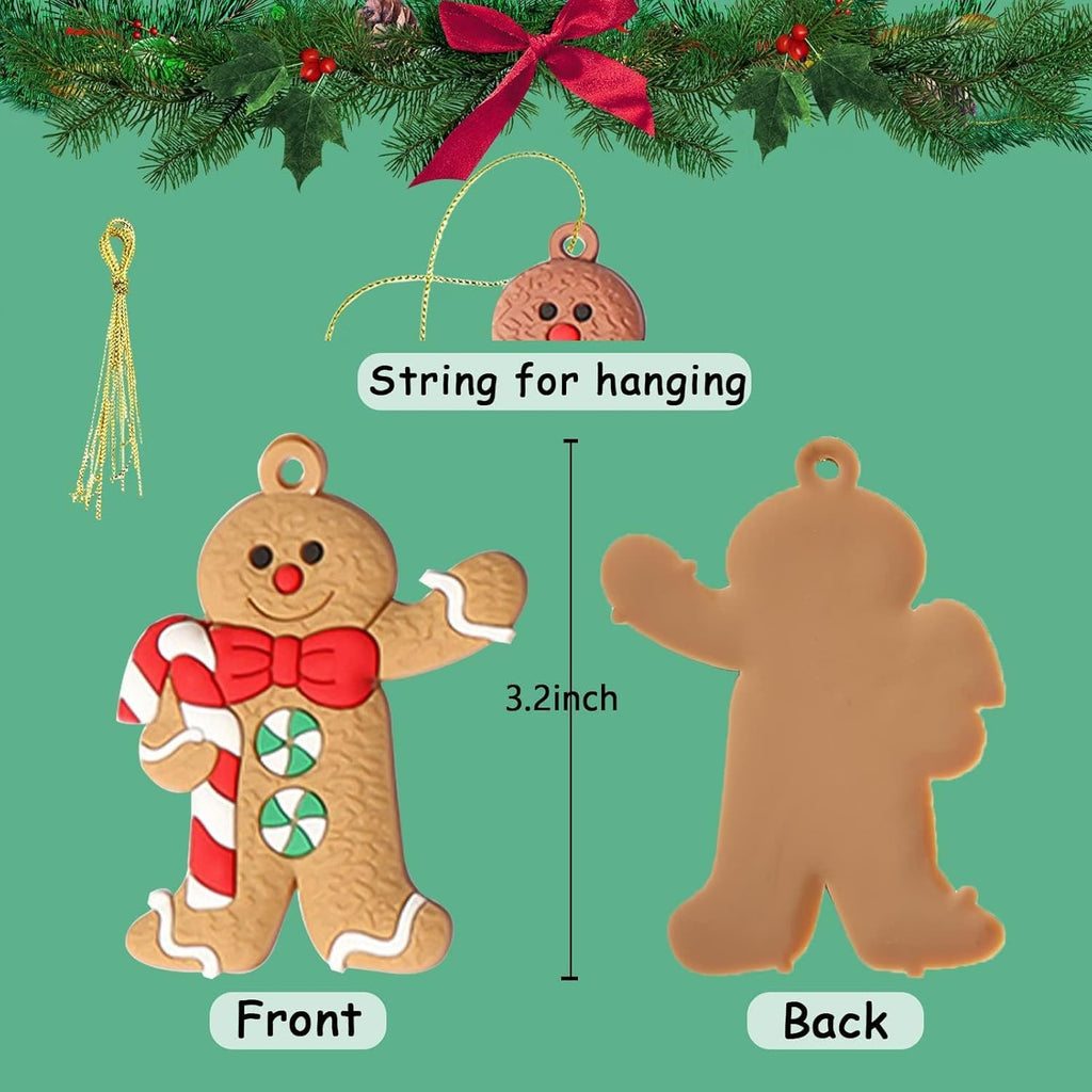 Set of 12 Gingerbread Ornaments - SweetBakes