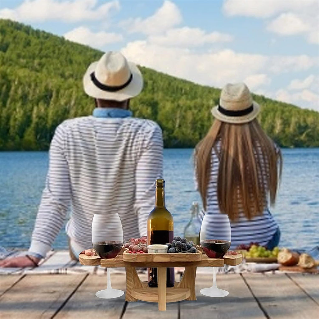 Eindhoven 2-in-1 Fruit and Wine Glass Table Rack