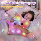 Bright LED Star Cuddly Pillow for Kids