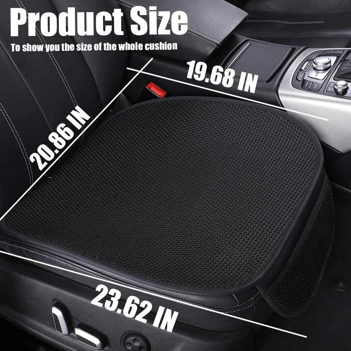 Non-slip car pillow made of ice silk, suitable for summer use