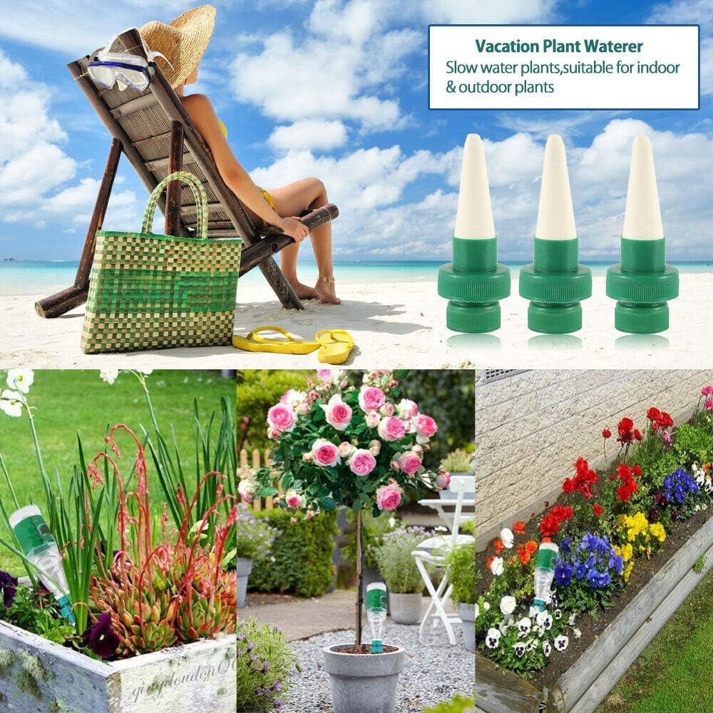 Self-watering spikes for plants – Automatic drip tips for bottles