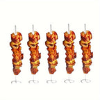 GrillMeisterX Turbo Skewers — Perfect, juicy skewers without twisting stress for your ultimate barbecue party (10 pieces)