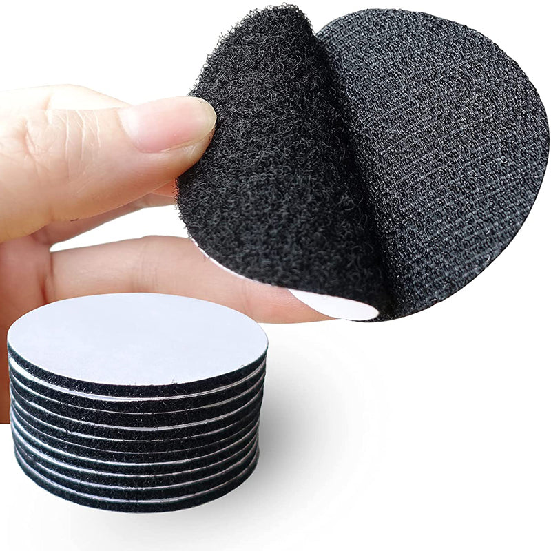 Double-sided Hook Loop Dots Non-slip Fixing Sticker (5 Pairs / Set)