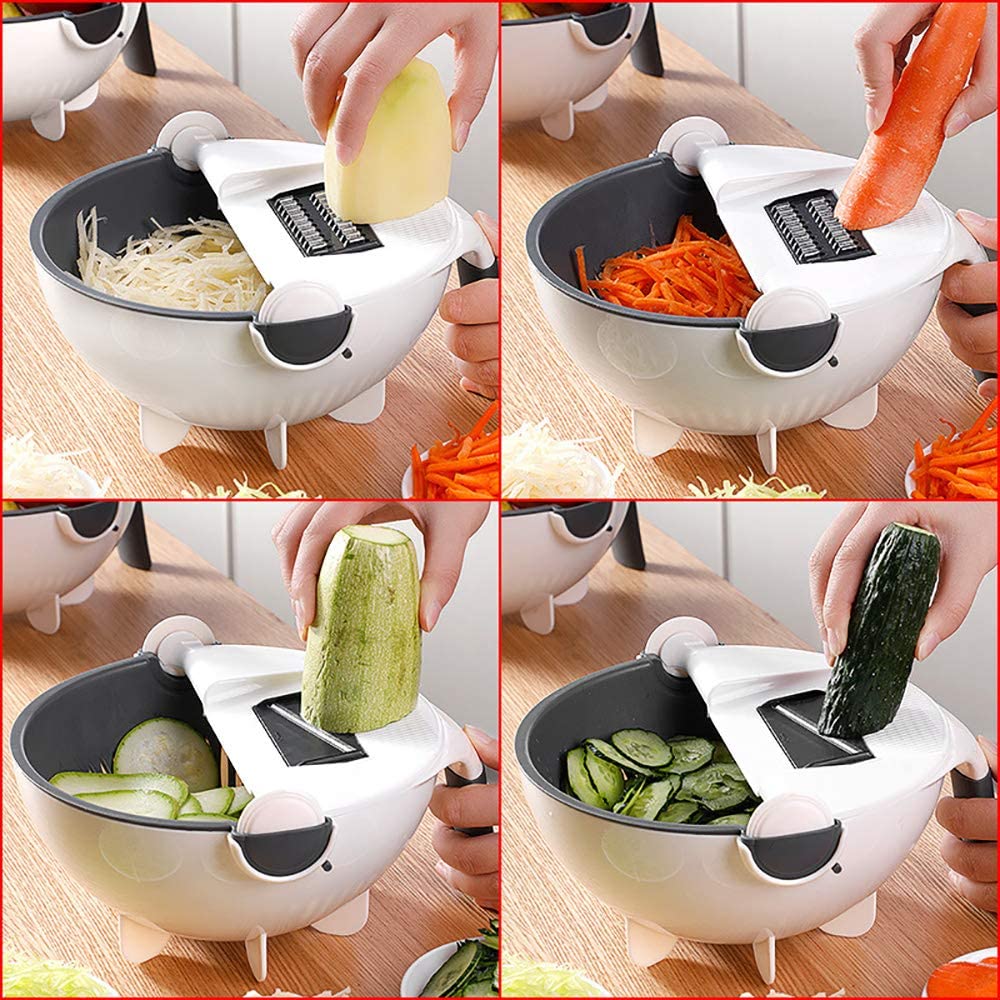 MagicChef - Multifunctional 9-in-1 Vegetable Slicer and Chopper