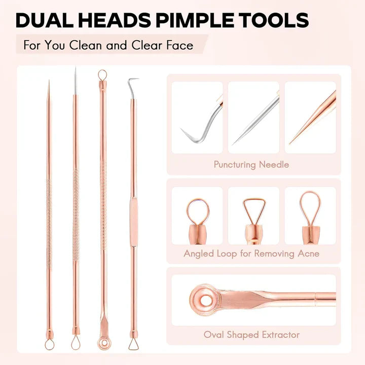 Blackhead and pimple removal set