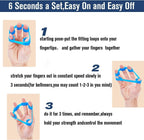 6-piece hand strengthener set to strengthen grip strength & relieve pain