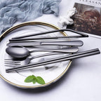 Cutlery Set GoCutlery | 4-piece for on the go | Stainless Steel & BPA-free | With Transport Case