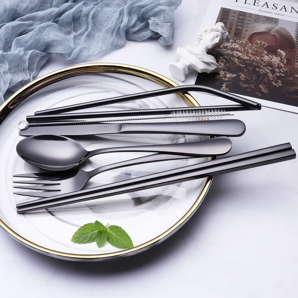 Cutlery Set GoCutlery | 4-piece for on the go | Stainless Steel & BPA-free | With Transport Case