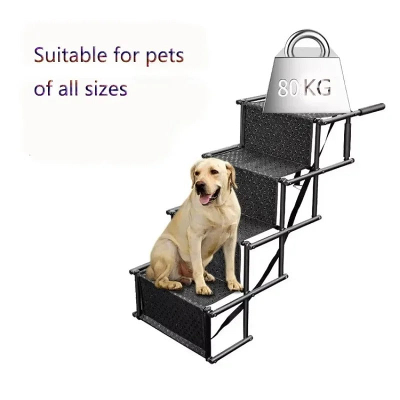 Folding Car Stair for Dogs | Safe Climbing for Puppies