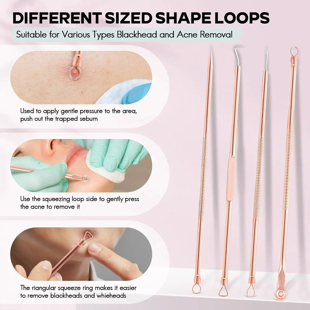 Blackhead and pimple removal set
