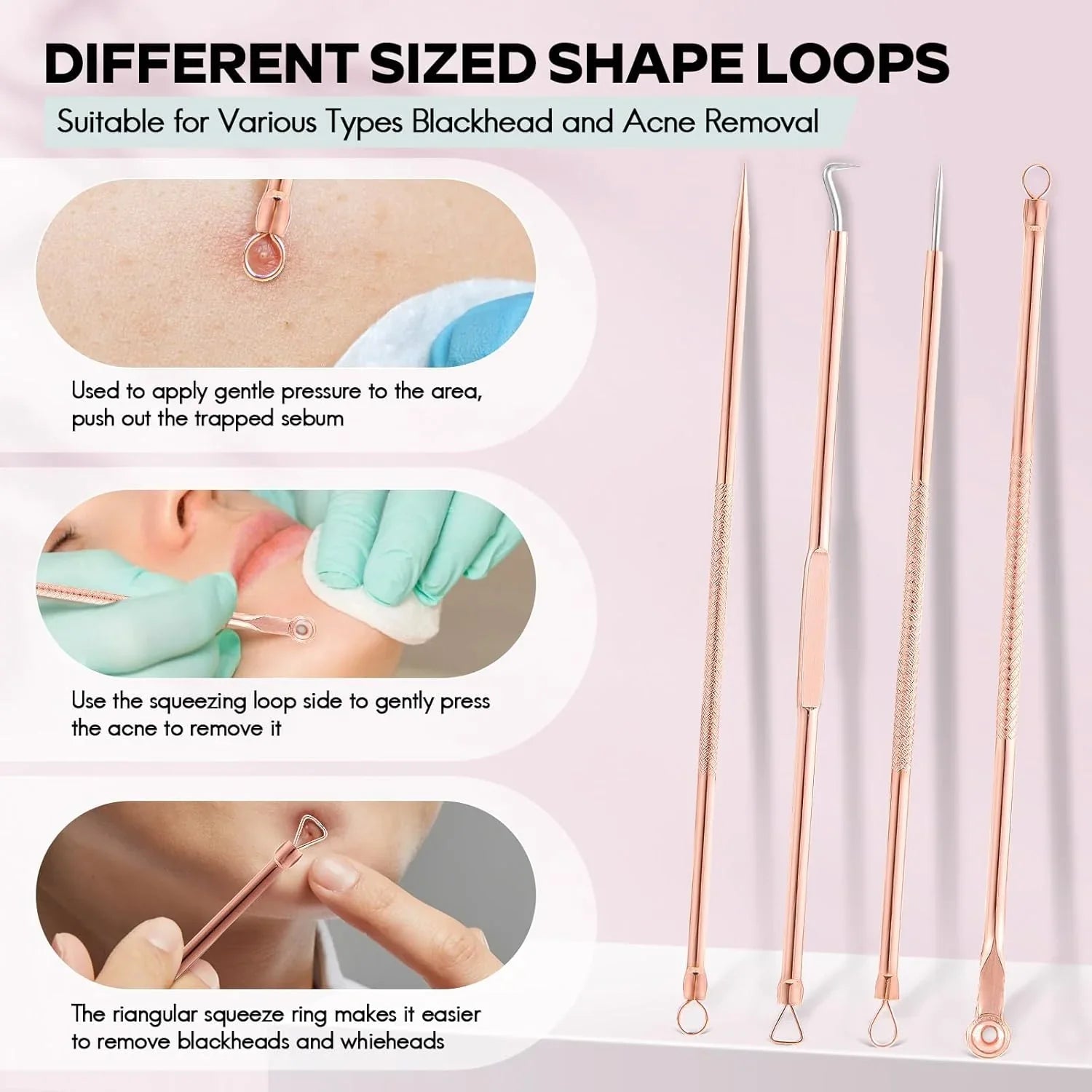 Blackhead and pimple removal set