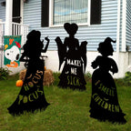 3-Piece Witch Sisters Halloween Yard Décor Set
