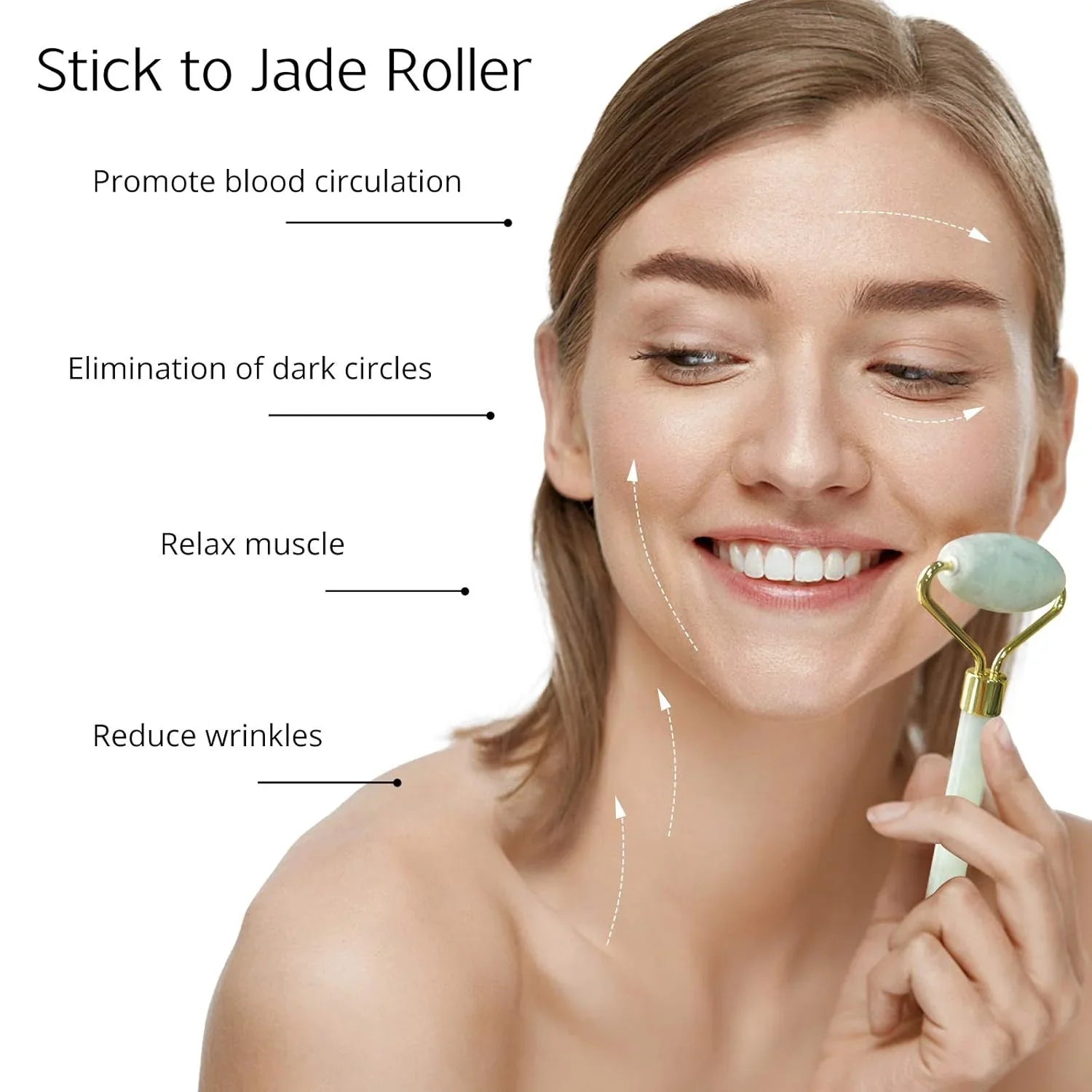 Instant Glow Gua Sha & Jade Roller Set | For radiant skin and natural relaxation