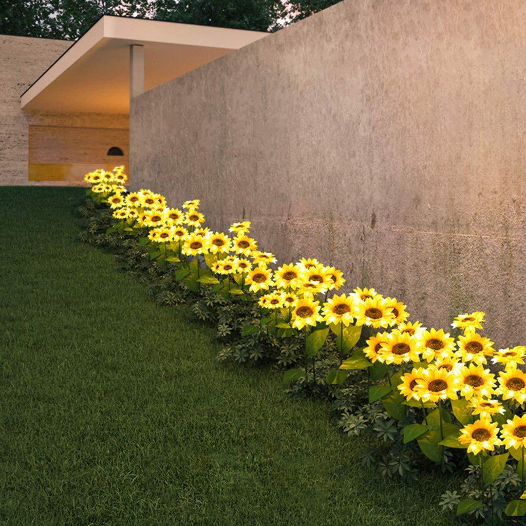 Solar Sunflower Light, 2 Pieces