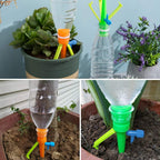 Automatic watering spike for plants – With bottle adapter