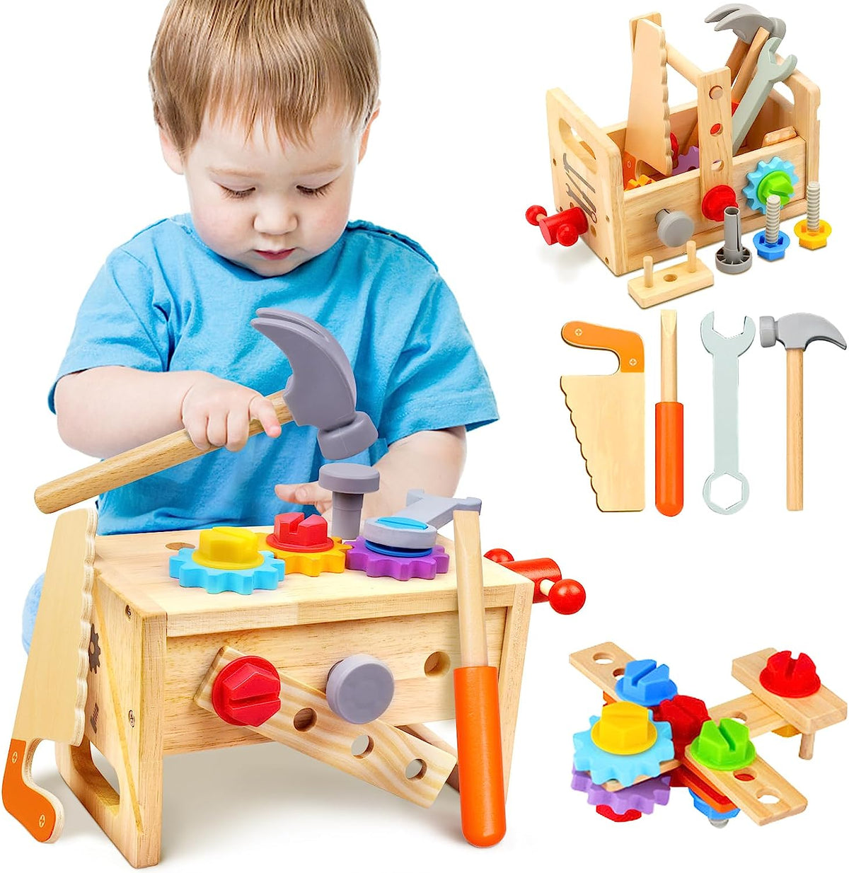 Wooden Set for Young Builders