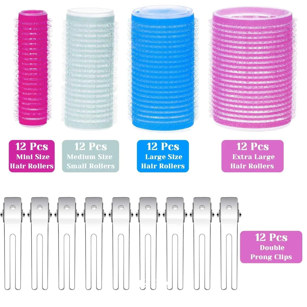 Self-adhesive hair rollers | For voluminous and long-lasting curls