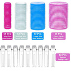 Self-adhesive hair rollers | For voluminous and long-lasting curls