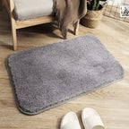 Thick microfiber bath mat - Soft, absorbent, non-slip - Perfect for bathroom and bedroom